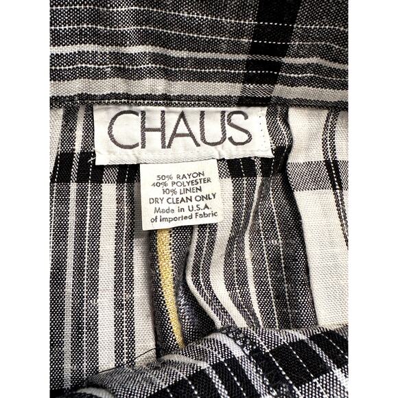 Vintage 80s Skirt Pleated Plaid Tartan Retro 50s Midcentury Rockabilly Preppy - Picture 11 of 12